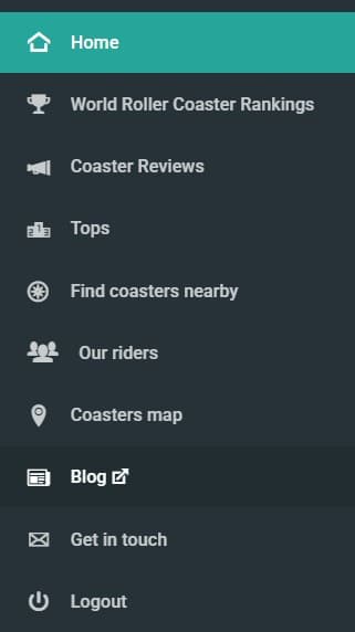 Blog menu
